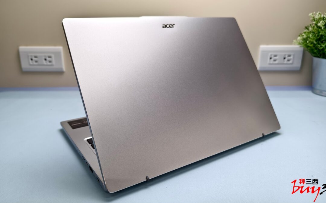 開箱實機分享『Acer Swift Go SFG14-73T-57VD 星辰灰』14吋 輕薄觸控AI筆電